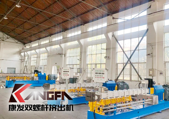 PP/滑石粉母粒(采用同向雙螺桿造粒機擠出造粒)在改性塑料聚丙烯樹脂等中的應用
